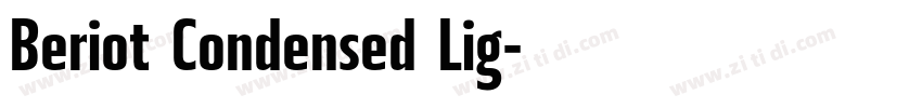 Beriot Condensed Lig字体转换 Beriot Condensed Lig字体转换